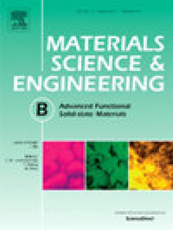 材料科学与工程B-高级功能固态材料