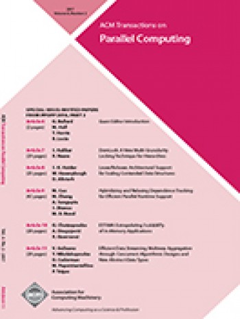 Acm 并行计算学报