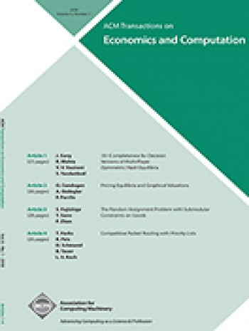 Acm 经济学与计算学报