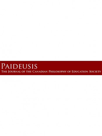 Paideusis-加拿大教育哲学学会期刊